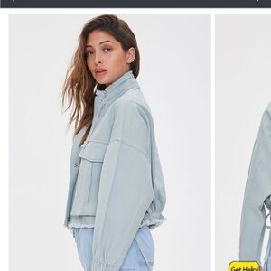 Forever 21 Light Blue Jean Jacket